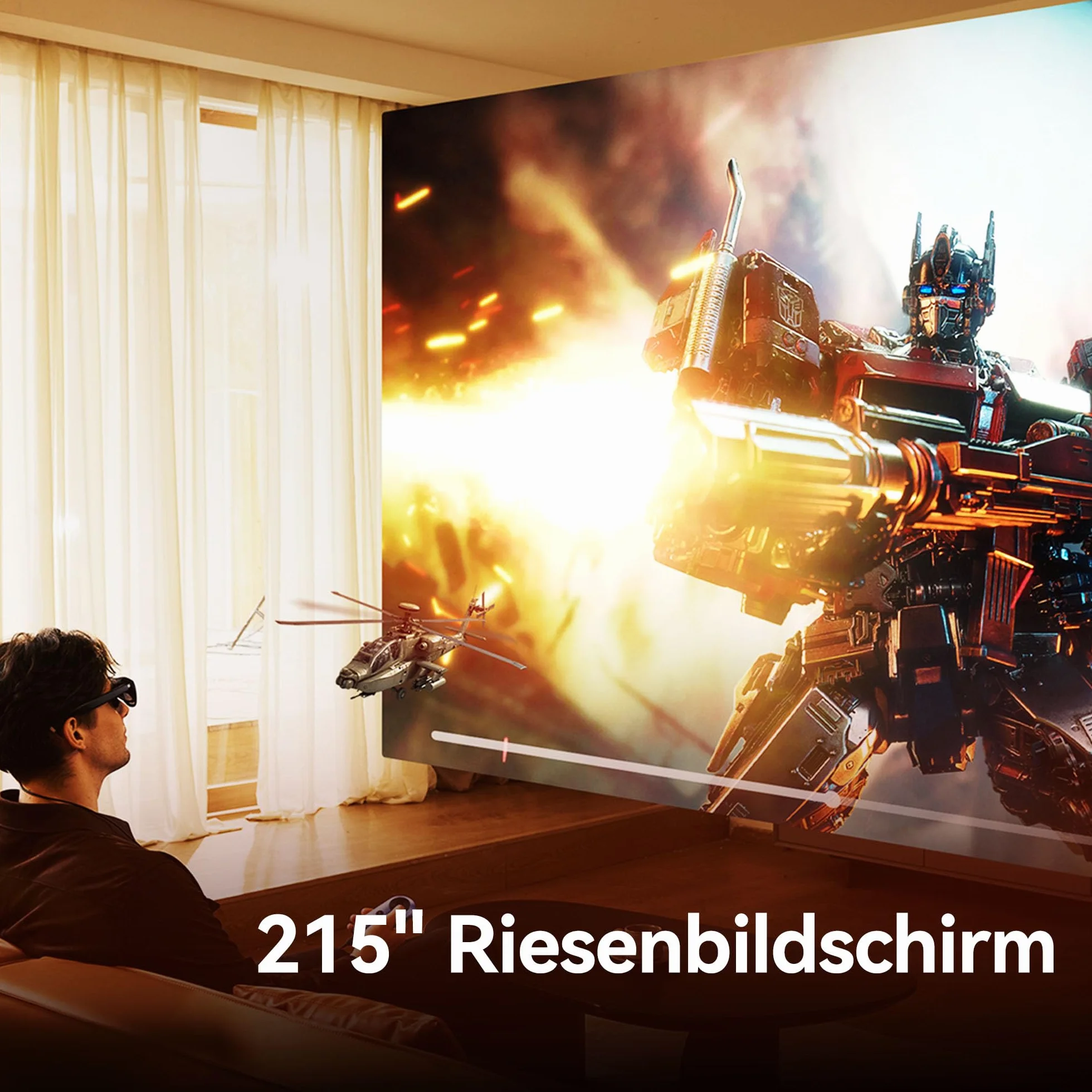 Rokid Max 2 AR Brille Schwarz, 215" Micro-OLED Display, Myopia Adjustable (0-600D), 120Hz, 50° FOV und 600nits Leuchtdichte, kompatibel mit Android und PC/ROG/Steam