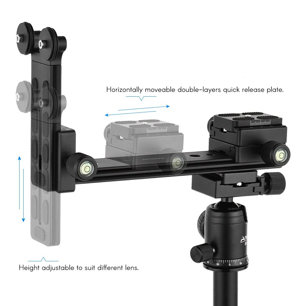 Andoer L200Teleobjektiv Support Long Lens Halter Halterung Hhenverstellbar kompatibel für Arca Sunwayfoto RRS Benro Kirk Markins Halterung