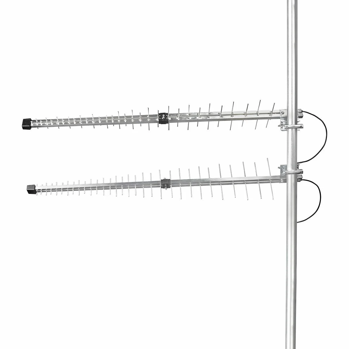 NEDIS 5G / 4G / 3G Antenne - Für den Außenbereich - 698-2700 MHz - Verstärkung dBi (bei Antennenkabel): 15 dB - 0.30 m - Silber