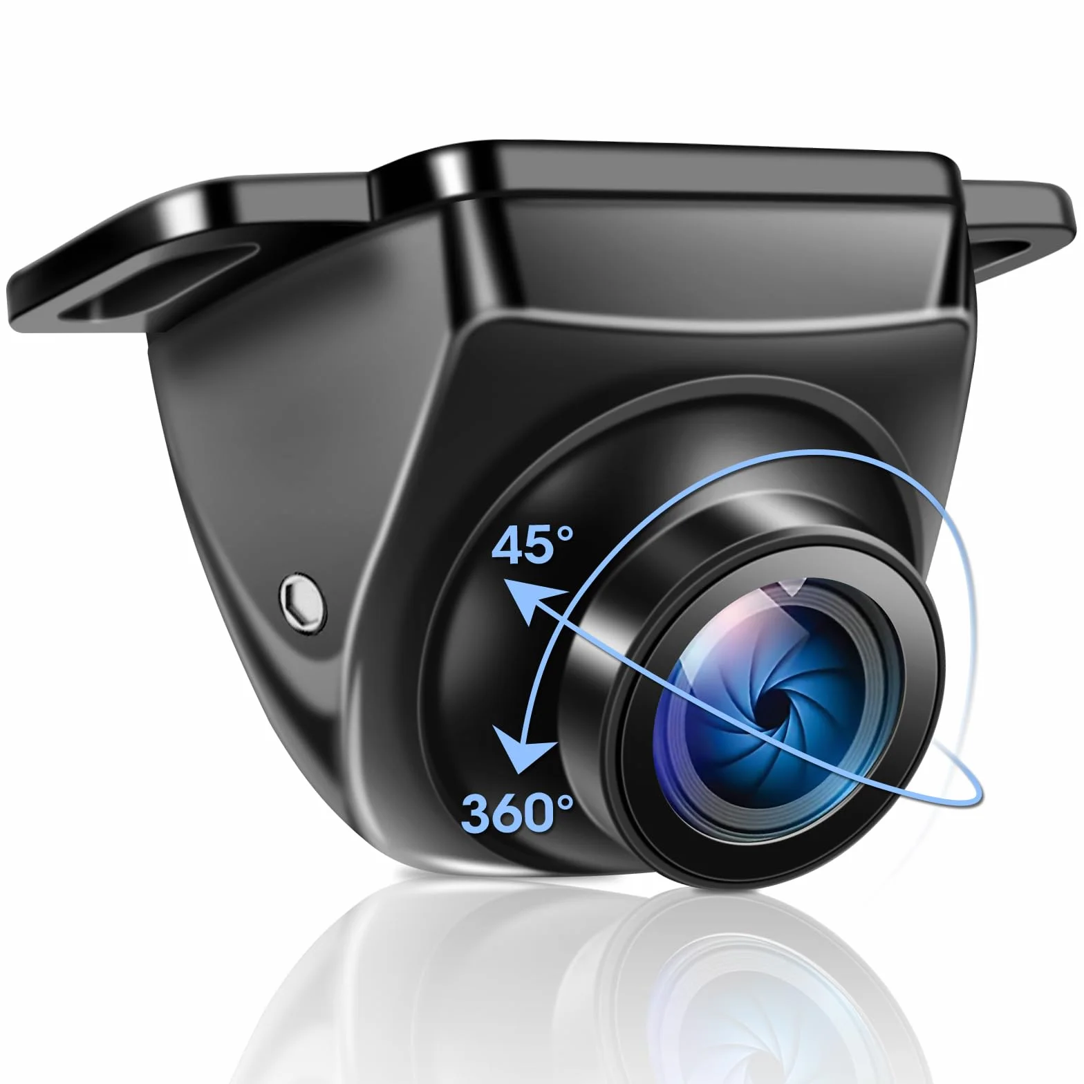 AHD 1080P Rückfahrkamera 360°+90° Drehbar Metallgehäuse Universal Nachtsicht 170° Weitwinkel IP69 Wasserdicht für Van SUV