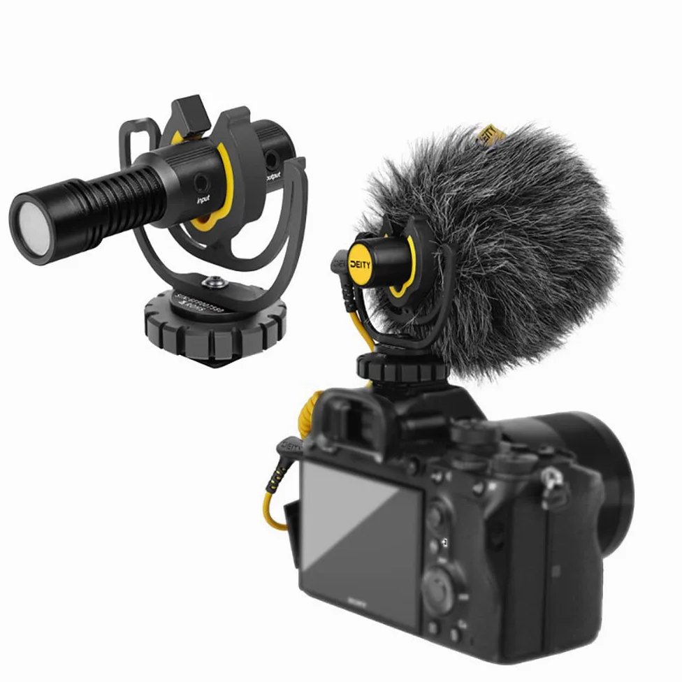 Deity V-Mic D4 Mini Microphone On-Camera Microphone Head Mic TRS 3.5MM for Vlog Video Studio DSLR Camera Smartphone