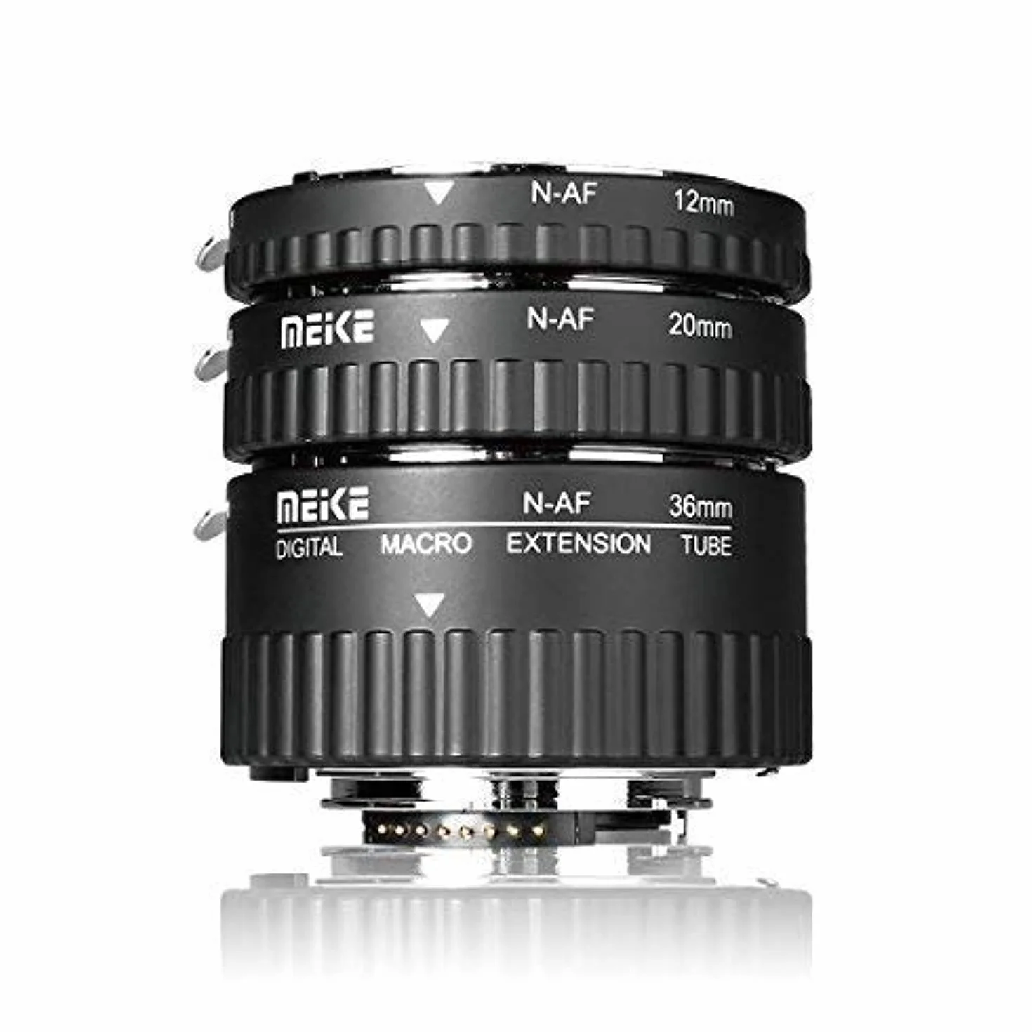 Meike MK-N-AF1-A Makro Elektronische Halterung Autofokus Makro Metall Verlängerungsrohr Adapter Für Nikon DSLR Kamera D80 D90 D300 D300 SD800 D3100 D3200 D5000 D51000 D5200 D7000 D7100 etc