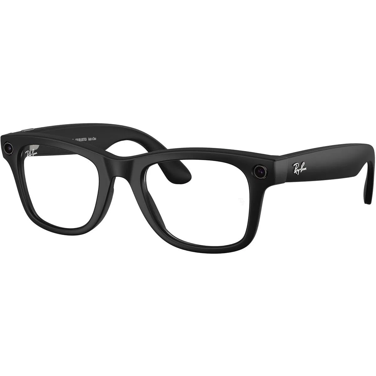 Ray-Ban Meta (Gen 2) Wayfarer KI-Brille für Herren, Damen — Matt Schwarz | 12 MP Kamera, 3K Ultra HD Video, Open-Ear Audio, Meta AI — 2X Akkulaufzeit — Matt Schwarz/Klare Gläser