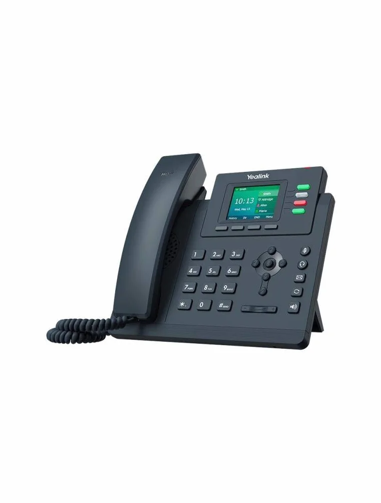Yealink SIP-T33G IP-Telefon für Einsteiger, PoE, Dual-Port-Gigabit-Ethernet
