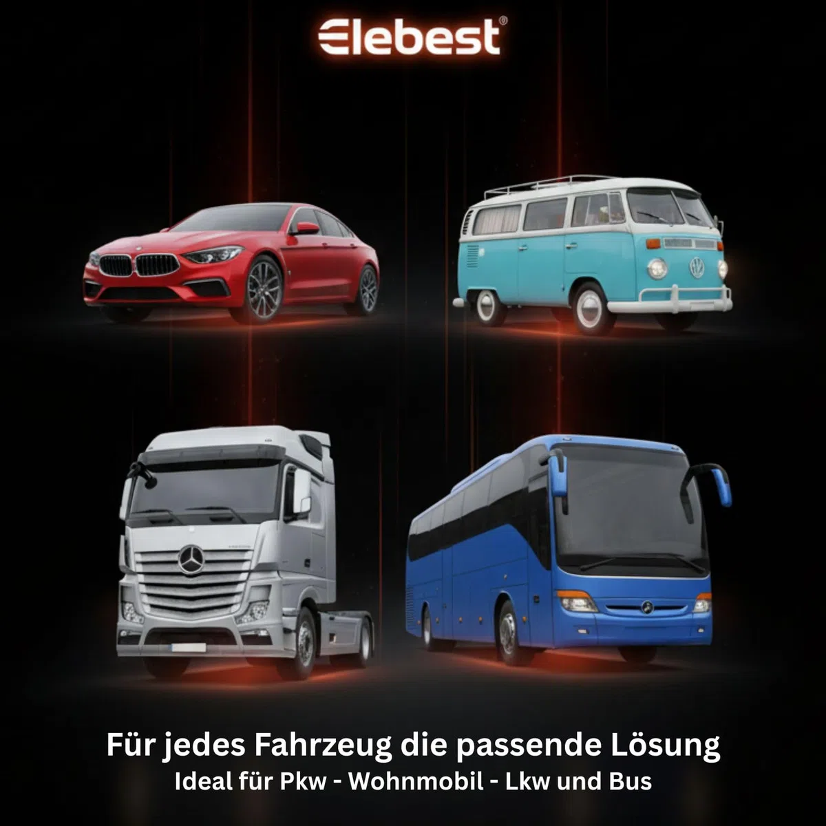 Elebest City 70A Navi – 7 Zoll (17,8 cm) GPS Navigationsgerät für Auto & Wohnmobil 2026 | 40GB Speicher, Bluetooth, Freisprecheinrichtung, Radarwarner, Europa-Karten mit lebenslangen Updates