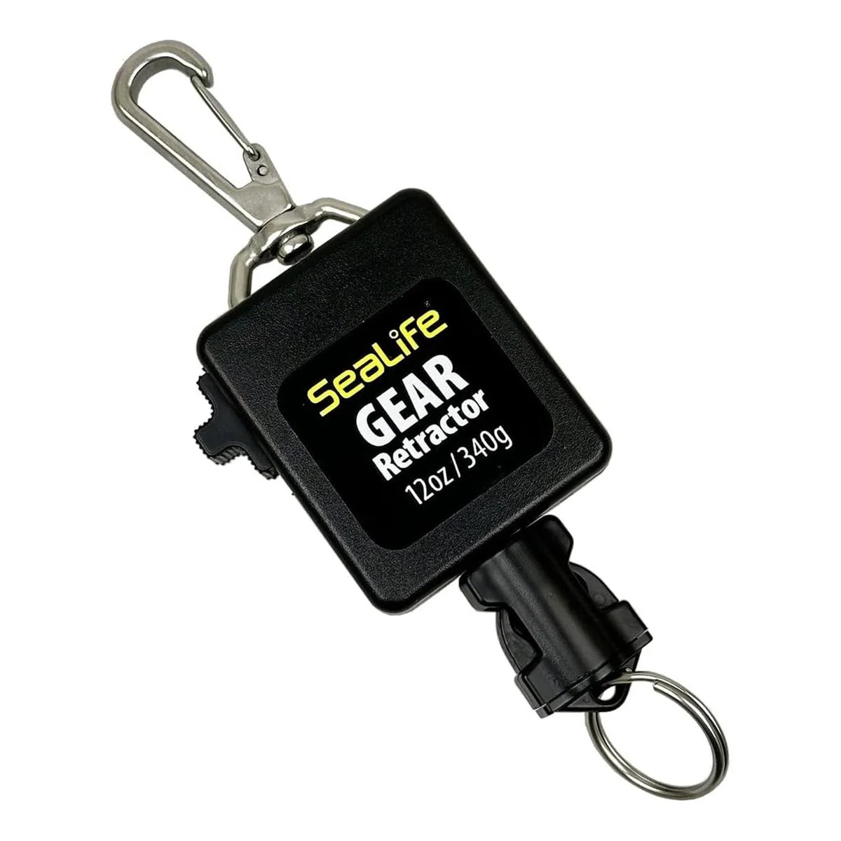 Sealife Unterwasser Karabiner-Rückholsystem in Groß (SL926) für SportDiver Smartphone Gehäuse und Kameras mit Unterwassergehäuse mit Einer Reissfestigkeit von ca. 36 kg