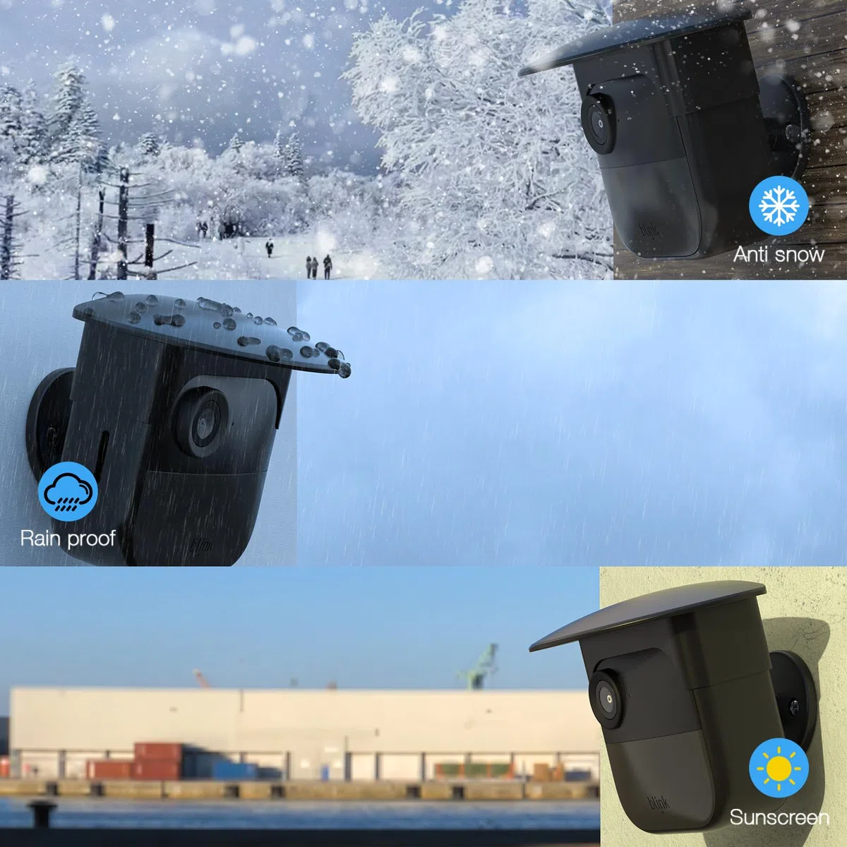 Kamera Regenschutz für Die Neue Blink-Kamera Outdoor 4, Außenkamera Abdeckung Sonnenschutz Aussen für, Überwachungskamera Zubehör für Blink Outdoor Camera 4. Gen, 1 Stück