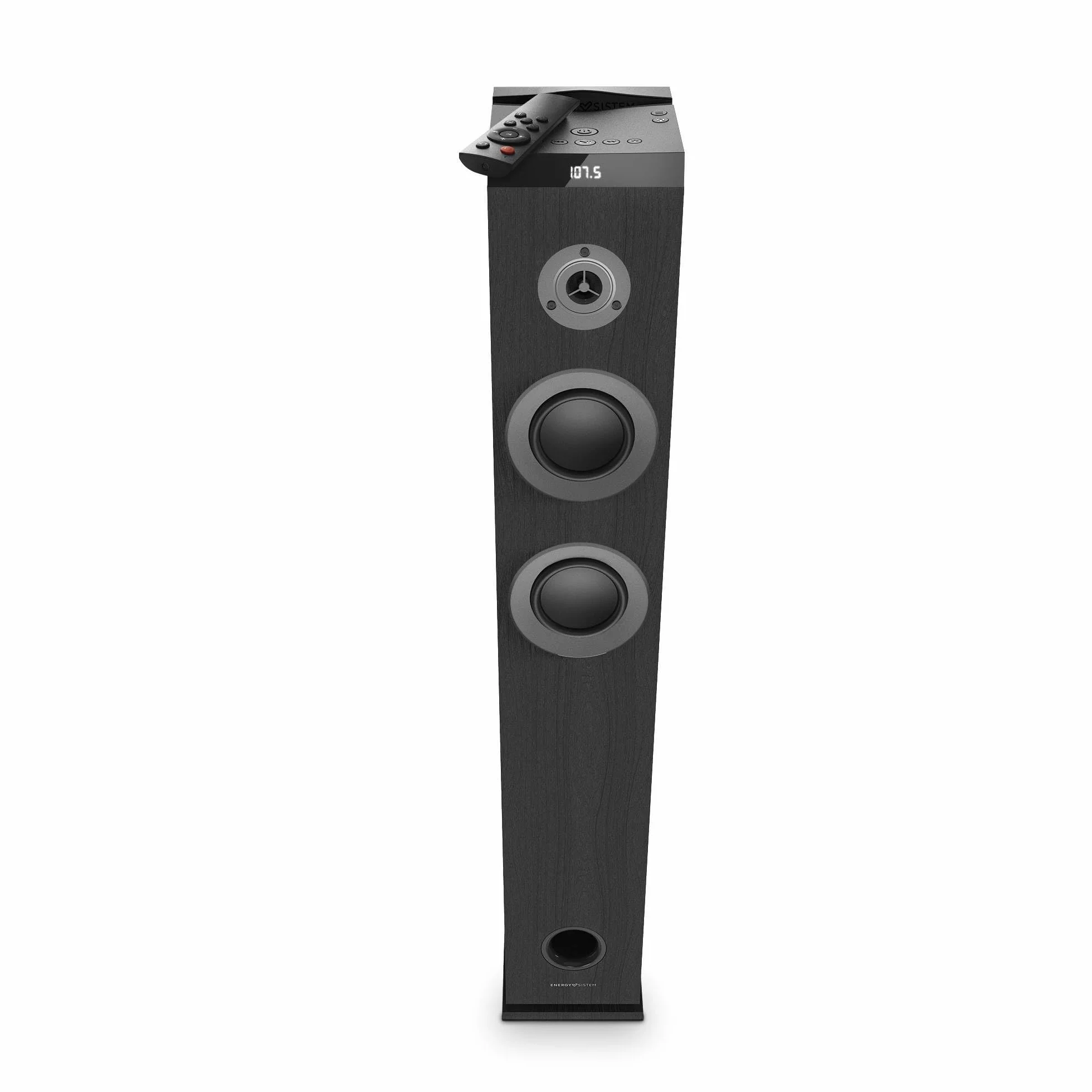 Energy Sistem Tower 5 MAX Bluetooth Lautsprecher Turm 100W Sound Tower Musikbox mit Subwoofer True Wireless Stereo USB SD FM Radio Standlautsprecher kabelloser Lautsprecher schwarz