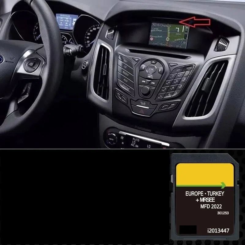 Generisch Aktualisierung der Kartographie GPS Navigation Europa v12 2022 kompatibel mit Ford Sync1 MFD