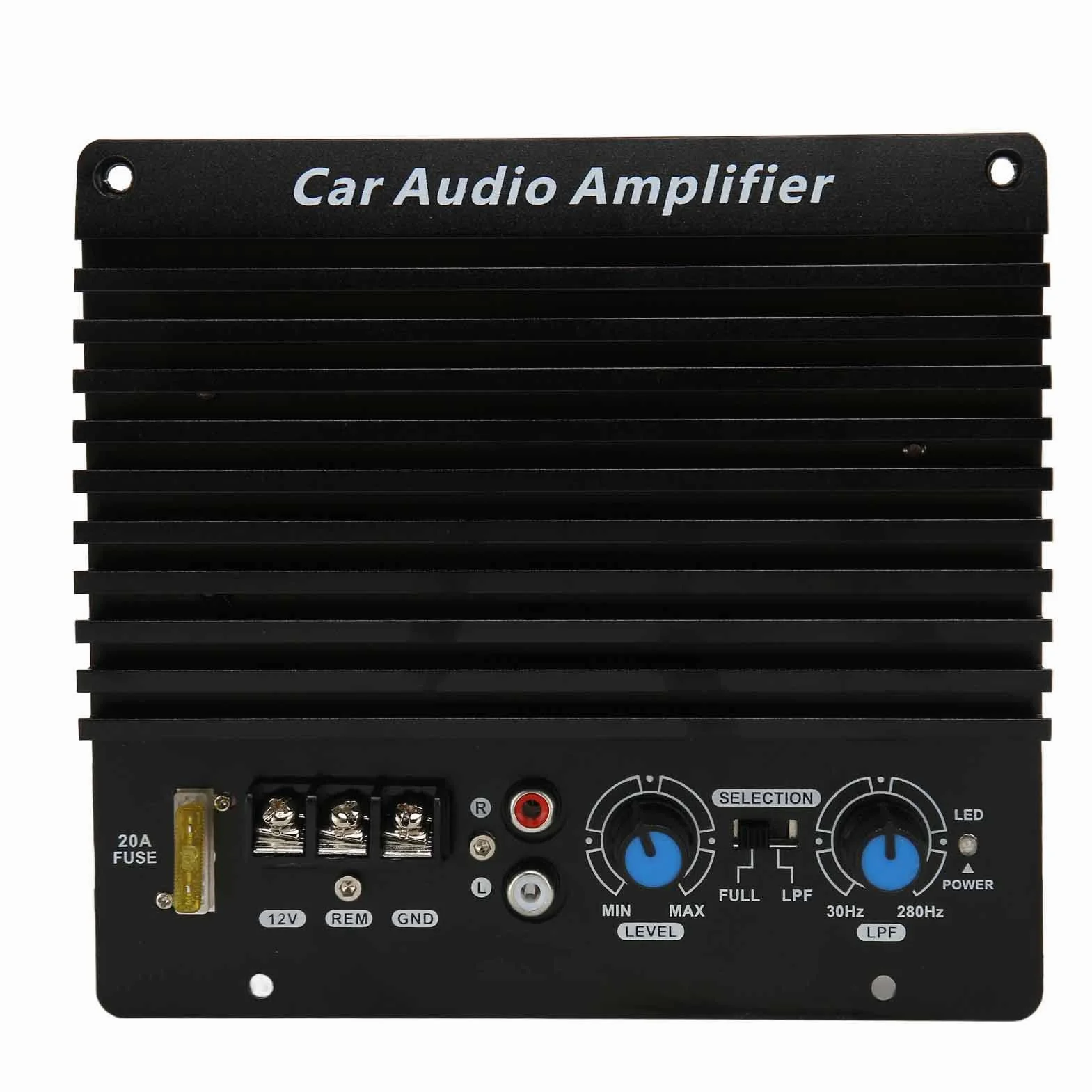 FK205 1000 W Car-Audio-Hochleistungsverstärkerplatine, 12 V Leistungsstarkes Fahrzeug-Bass-Subwoofer-Verstärkerboard, Kann 8 Zoll Bis 12 Zoll Tieftöner, 1000 W Spitzenleistung,