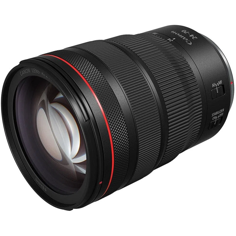 Canon Objektiv RF 24-70mm F2.8L is USM Zoomobjektiv Lens für EOS R (82mm Filtergewinde, Bildstabilisator, Autofokus) schwarz