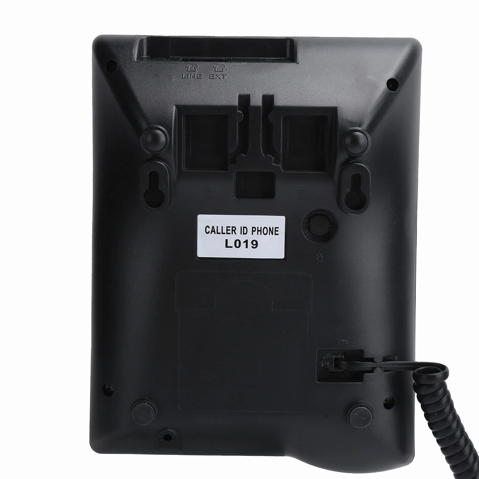 Schnurgebundenes Telefon, Kabelgebundenes Haustelefon, Telefon mit Großen Tasten für ältere Menschen, Anrufer ID-Anzeige/HD Anrufqualität (Rauschunterdrückung), Plug-and-Play. Schwarz