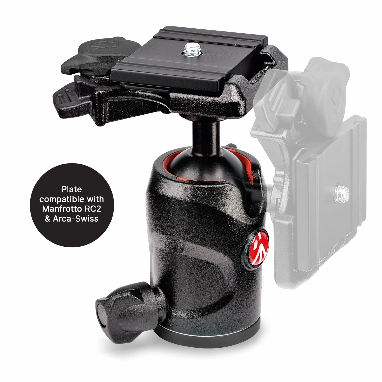 Manfrotto Befree GT XPRO Carbon Kamerastativ 496 Kugelkopf Twist Lock-System 90-Grad-Säule 200PL-PRO-Platte DSLR spiegellose Kameras