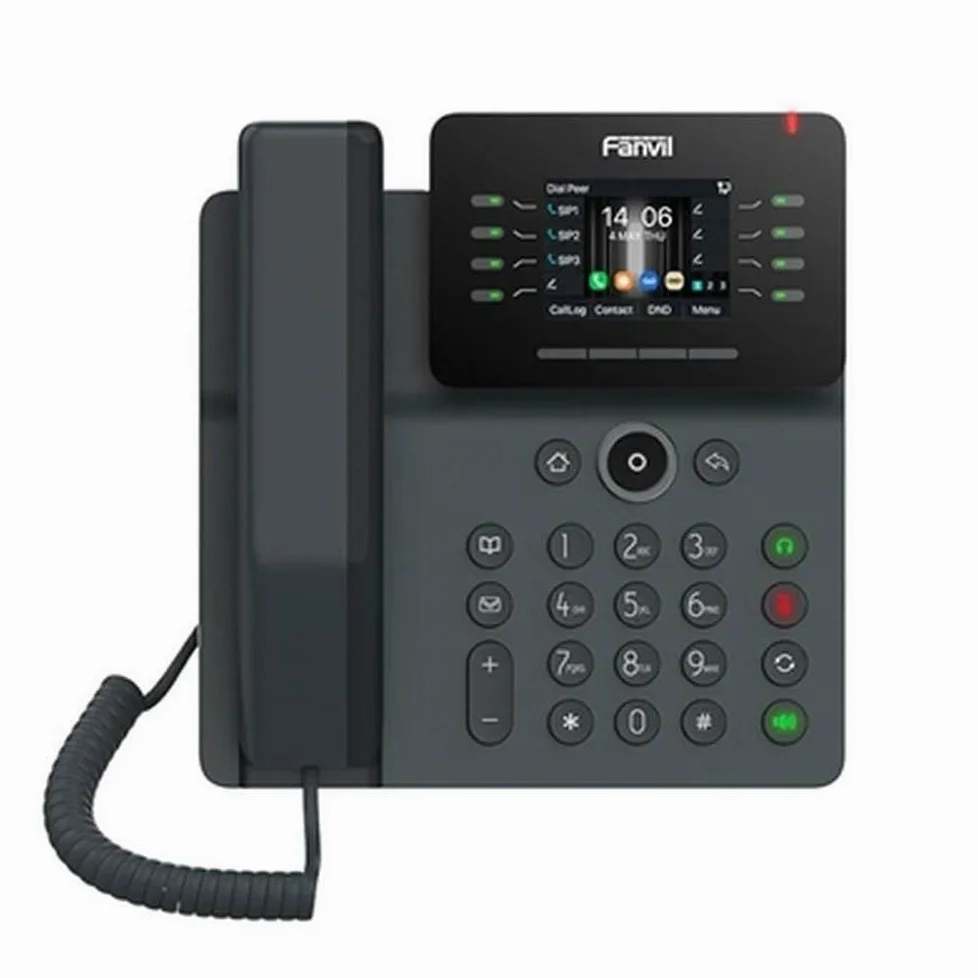 Fanvil V63 6 SIP-Leitungen 2xGb PoE ohne Netzteil