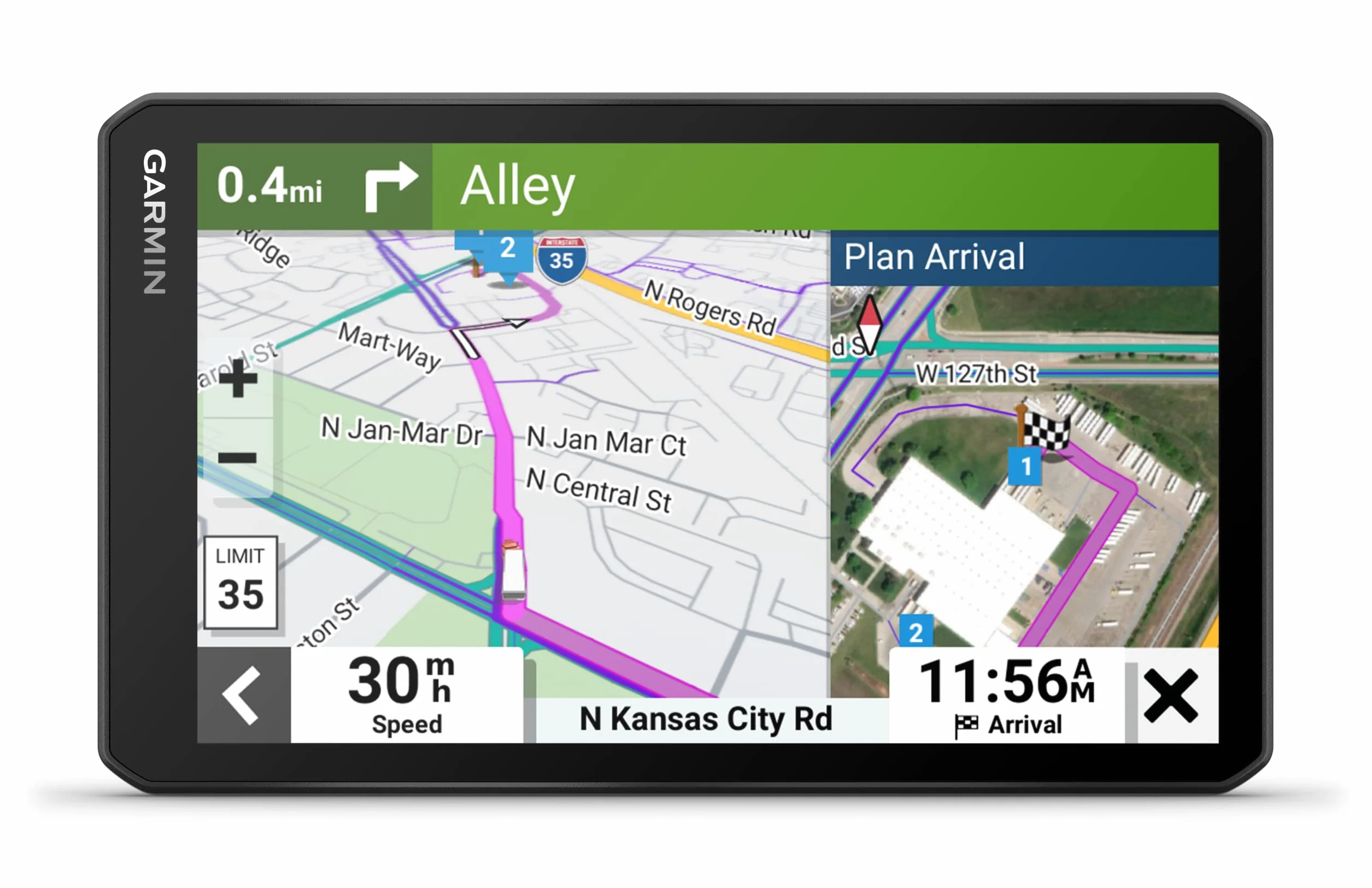 Garmin Dezl LGV 710 LKW Navi GPS 7 Zoll Display mit Full UK & Europa Mapping & Verkehr