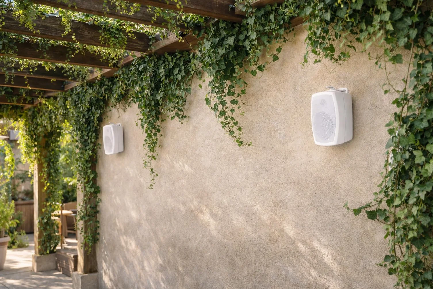 RO&CO System One - OD520 WH, Paar Lautsprecher für Innen und Außen Weiß