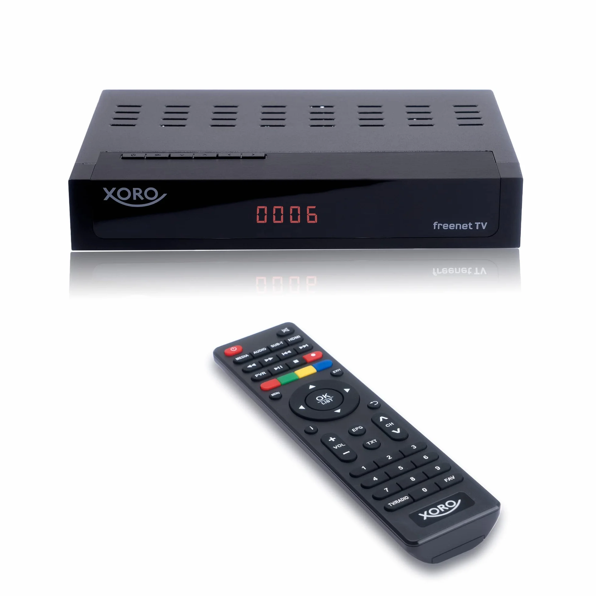XORO HRT 8770 Twin DVB-T2/C Receiver mit Twin Tuner