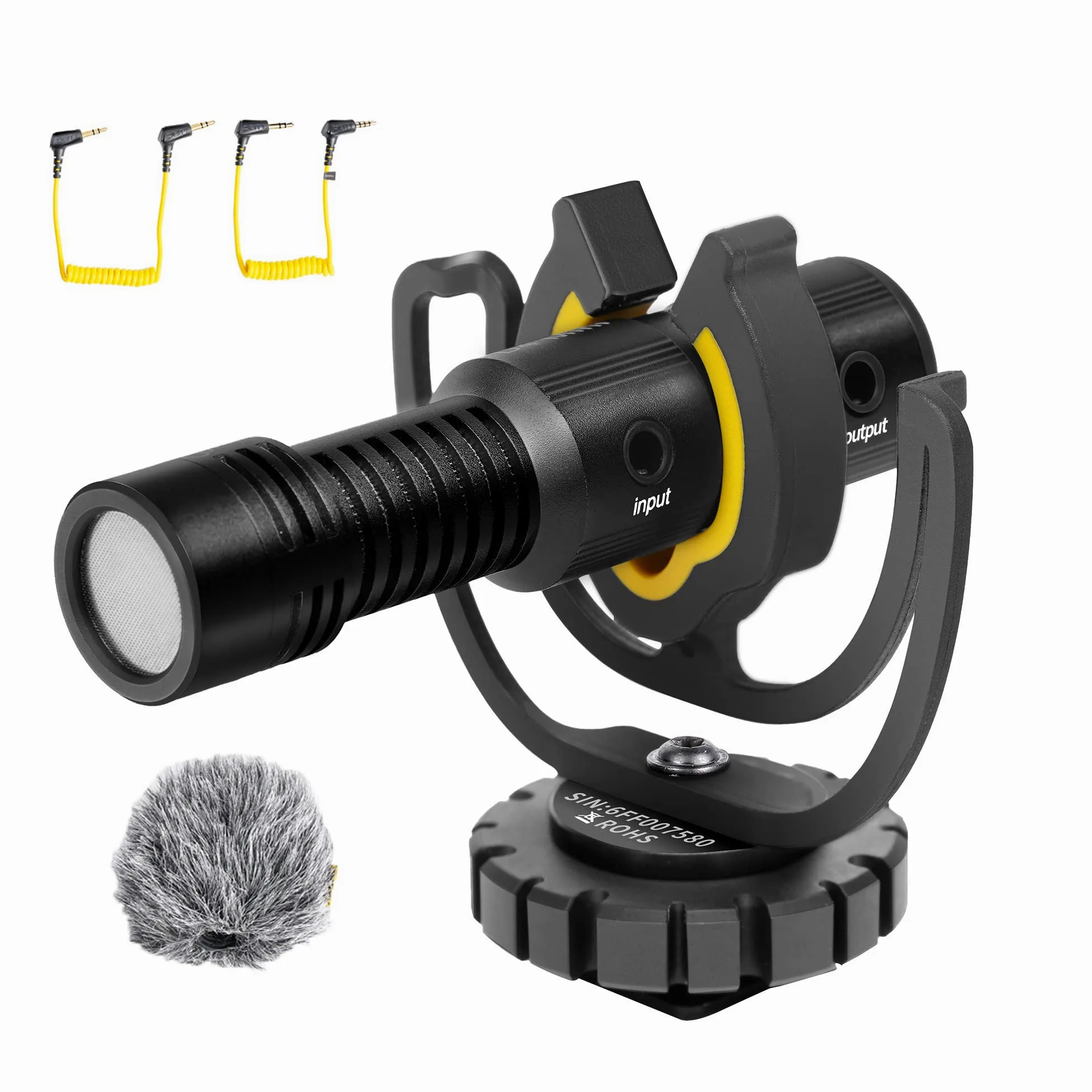 Deity V-Mic D4 Mini Microphone On-Camera Microphone Head Mic TRS 3.5MM for Vlog Video Studio DSLR Camera Smartphone