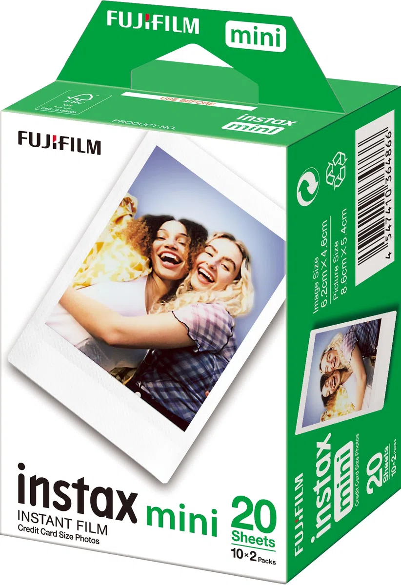 INSTAX Mini 12 Sofortbildkamera Blossom-Pink + Mini Film Standard (20/PK)